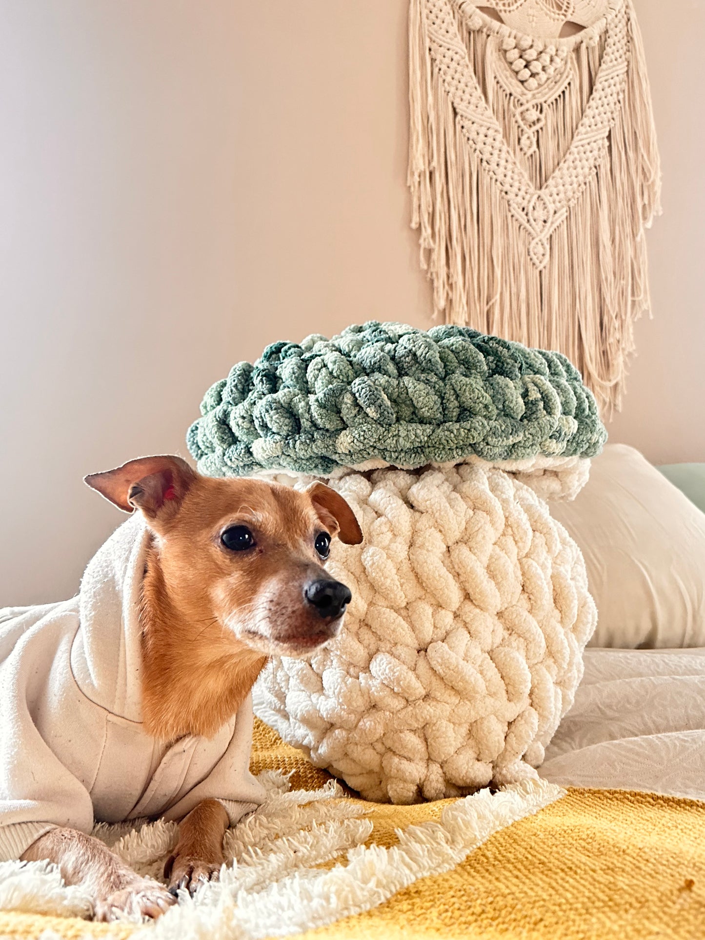 Jumbo Mushroom Pillow