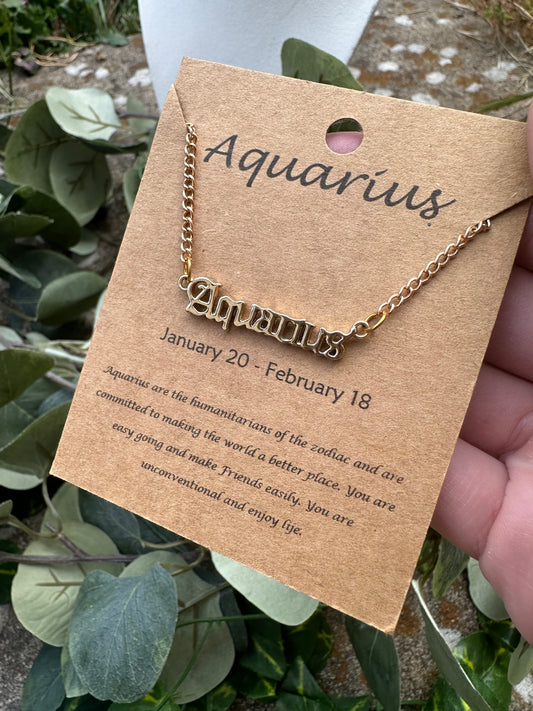 Zodiac Necklace