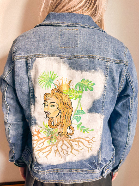 Hand Painted Jacket size L